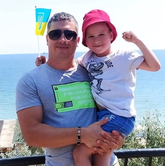 Юрій з сином Денисом