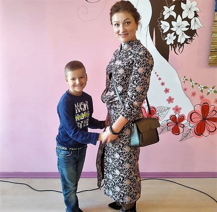 Інна Котюх із сином