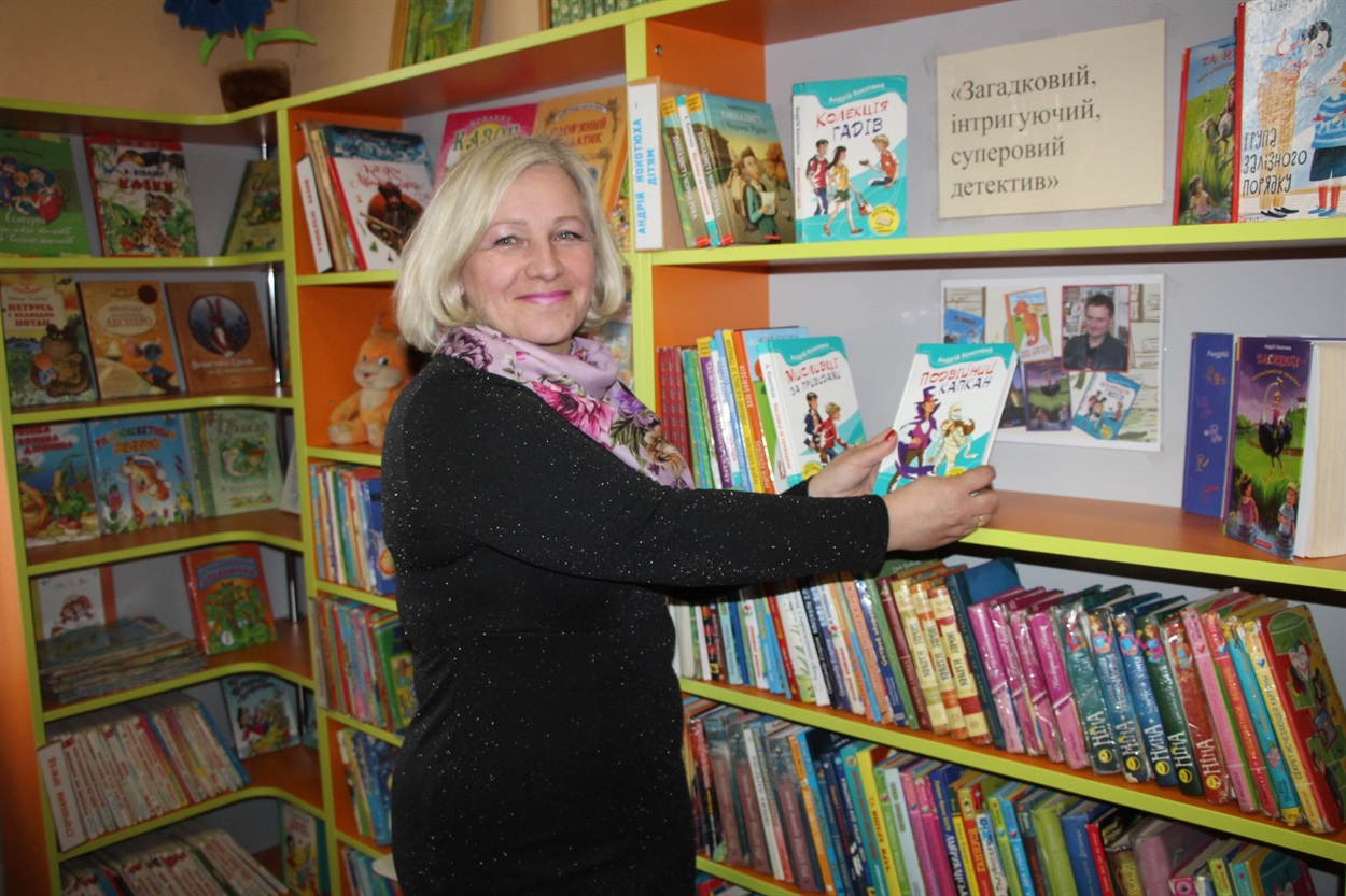 Книжки вже  облюбували нові полички 