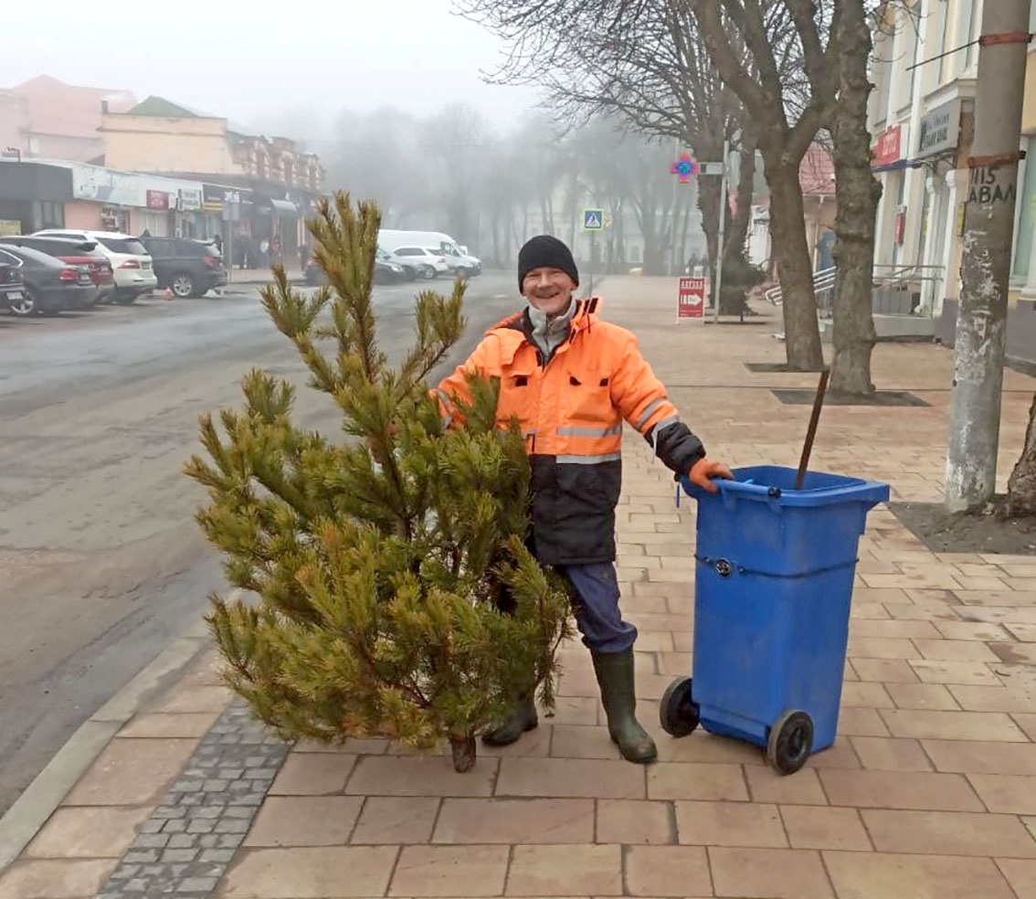Новорічна ялинка у квітні...