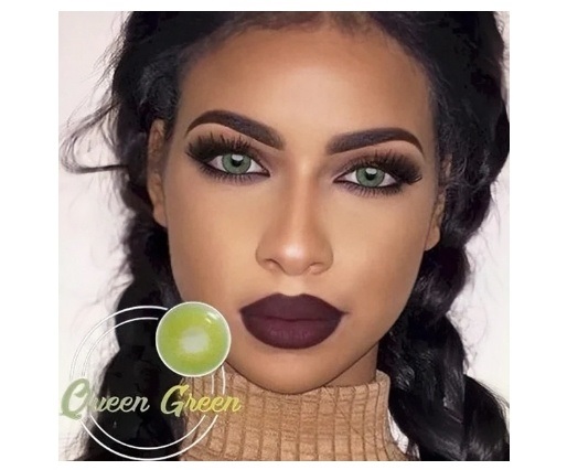 Контактные линзы цвета Queen Green