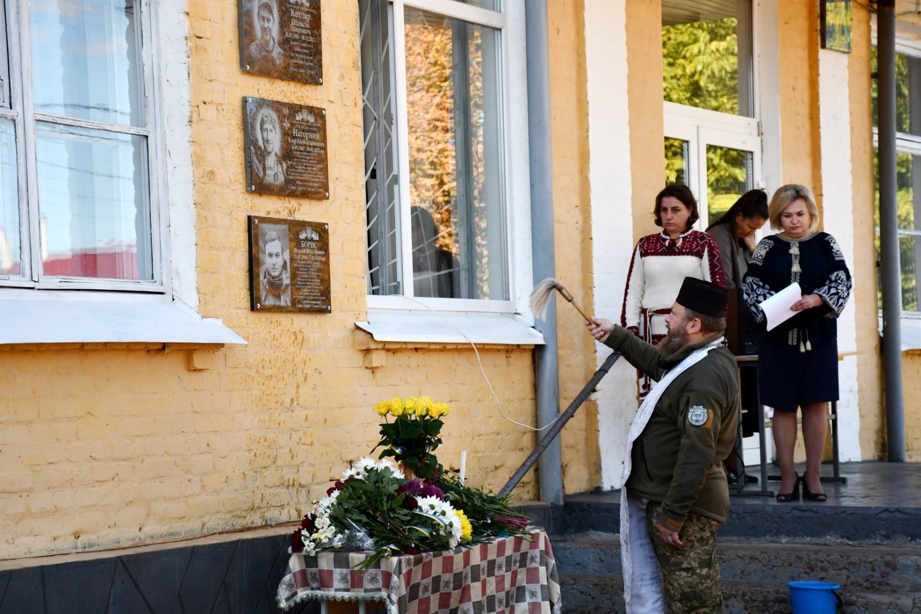 У Ніжині відкрили меморіальну дошку на честь Героя Віталія Бориса