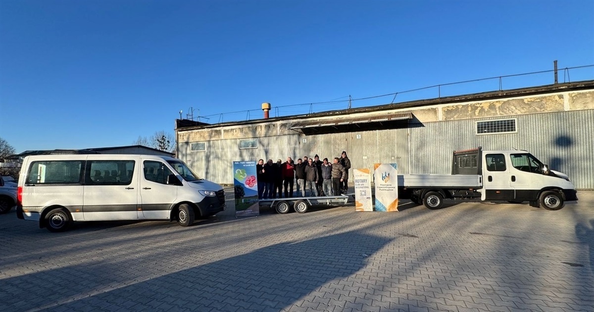 Вольфсбург, німецьке місто-побратим Ніжина, передав нашій громаді нові транспортні засоби