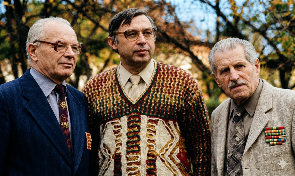 У колі однодумців...О.Нестеренко посередині 