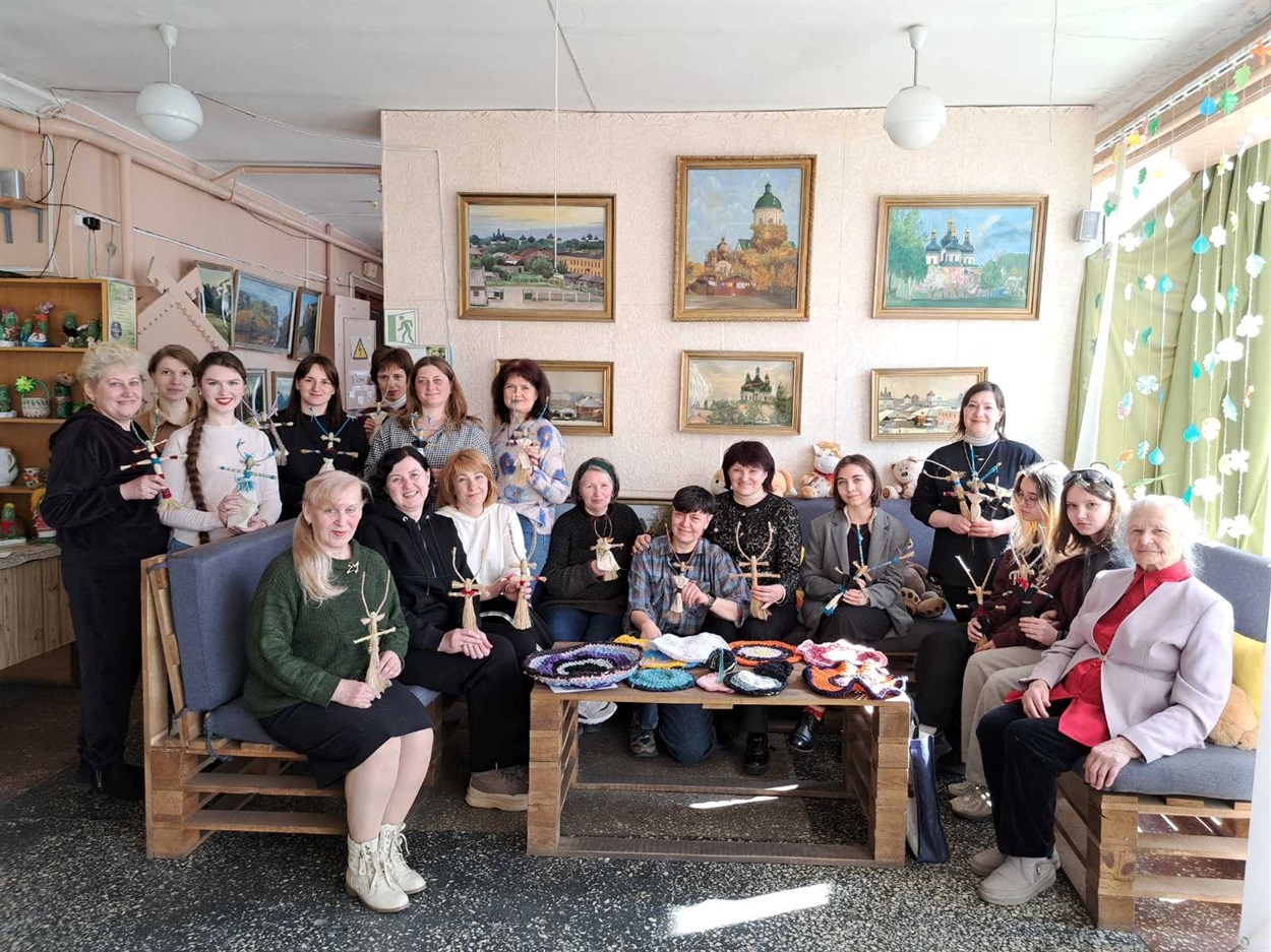 У бібліотеці створювали оберіг своїми руками